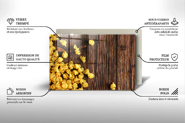 Spisskyddsplatta elegant Pasta på bordet