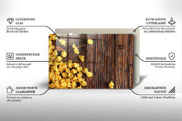 Spisskyddsplatta elegant Pasta på bordet