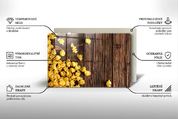 Spisskyddsplatta elegant Pasta på bordet