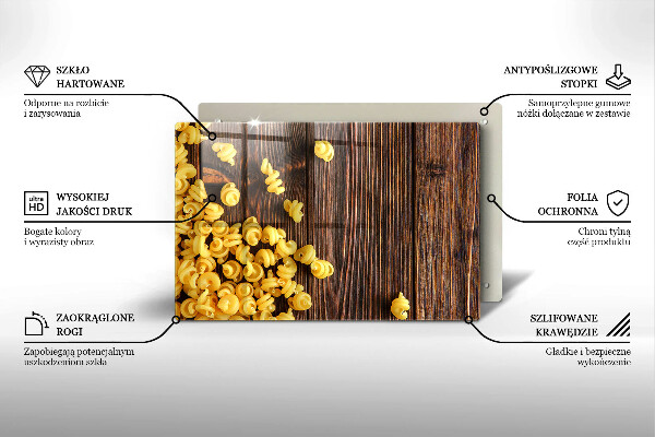 Spisskyddsplatta elegant Pasta på bordet