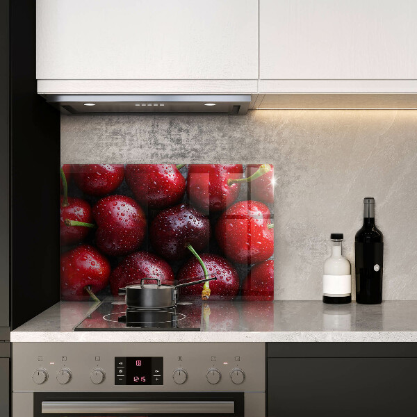 Spisskyddsplatta elegant Närbild av körsbär