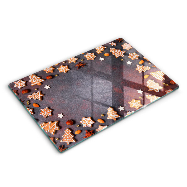 Spisskyddsplatta elegant Jul pepparkakor