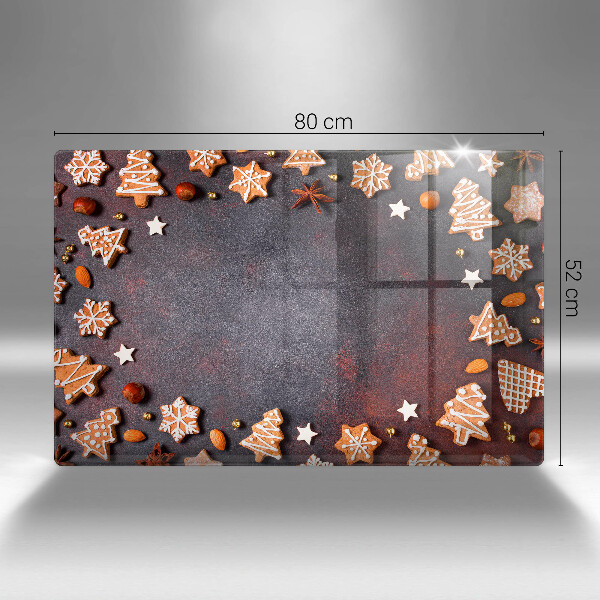 Spisskyddsplatta elegant Jul pepparkakor