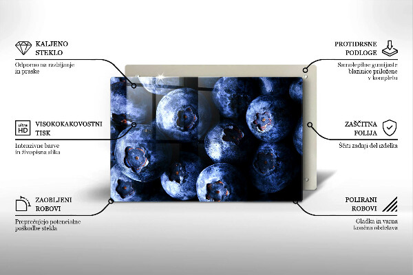 Spisskyddsplatta elegant Närbild av bär