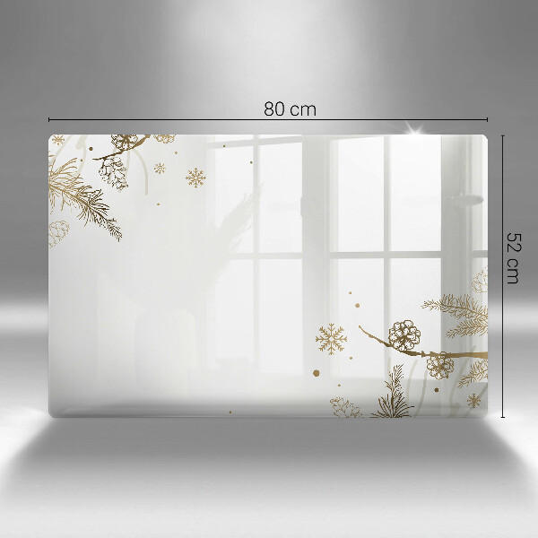 Spisskyddsplatta elegant Vinterdekorationer