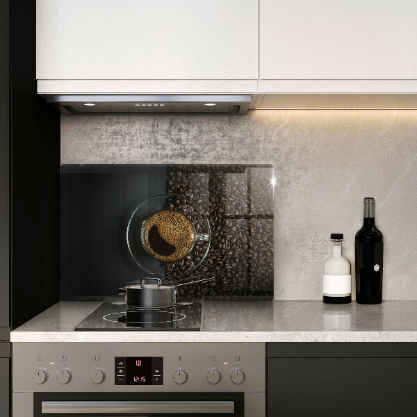 Kokkärlskydd elegant Kaffe och bönor