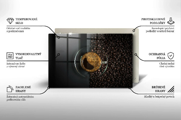 Kokkärlskydd elegant Kaffe och bönor