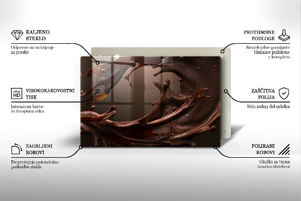 Kokkärlskydd elegant Flytande choklad