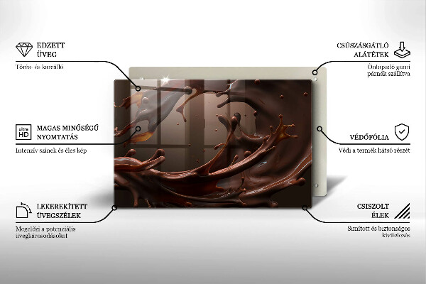 Kokkärlskydd elegant Flytande choklad