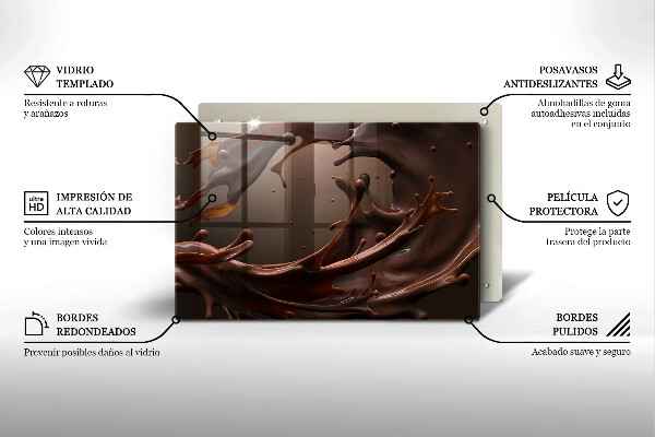 Kokkärlskydd elegant Flytande choklad