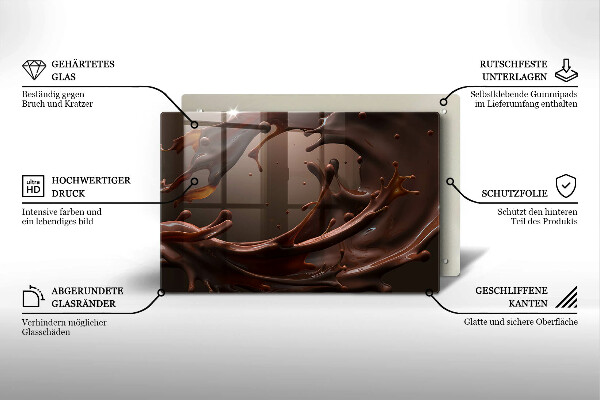 Kokkärlskydd elegant Flytande choklad