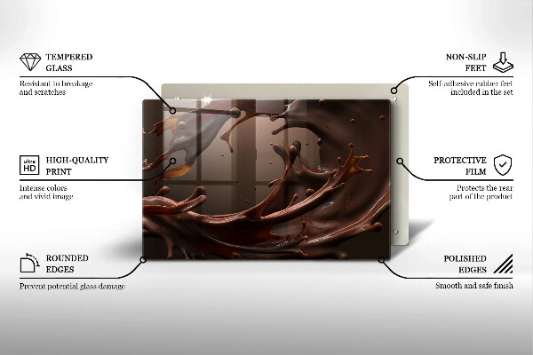 Kokkärlskydd elegant Flytande choklad