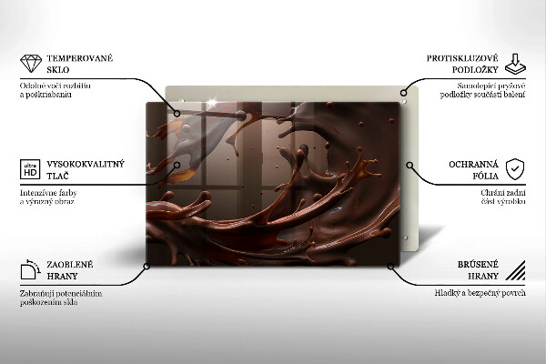 Kokkärlskydd elegant Flytande choklad