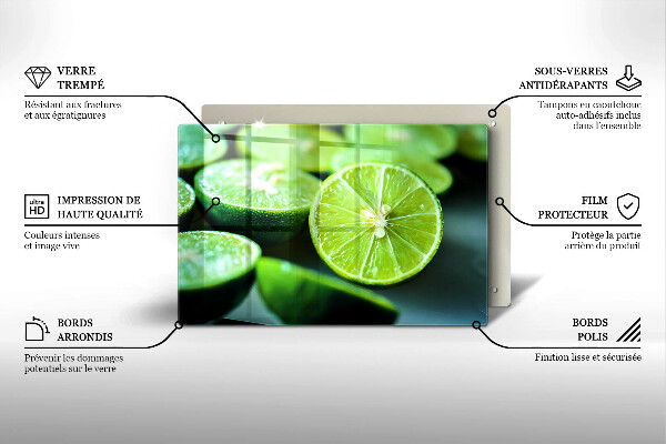 Kokkärlskydd elegant Lime citrus