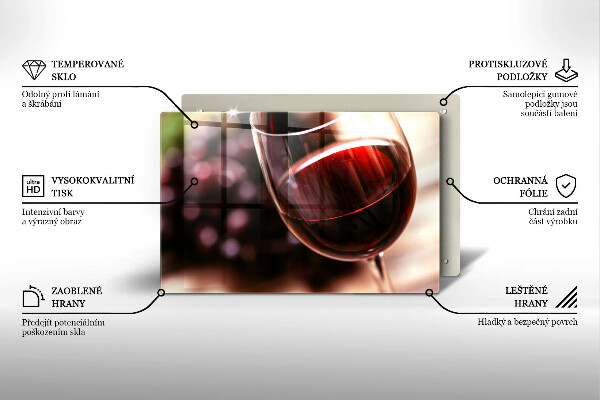 Kokkärlskydd elegant Ett glas rött vin