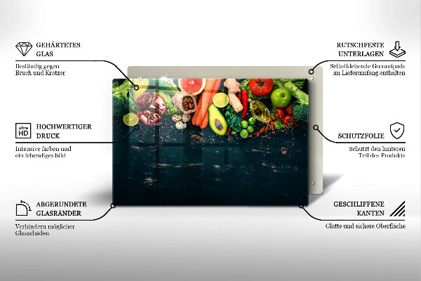 Kokkärlskydd elegant Frukt och grönsaker