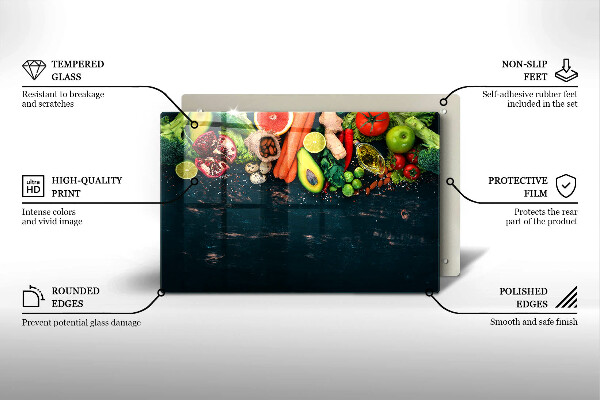 Kokkärlskydd elegant Frukt och grönsaker