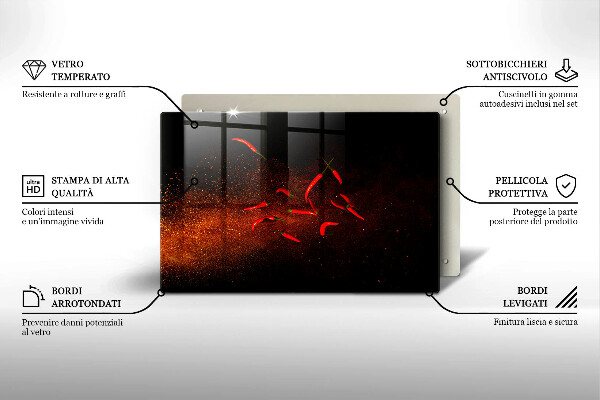 Kokkärlskydd elegant Varm chilipeppar