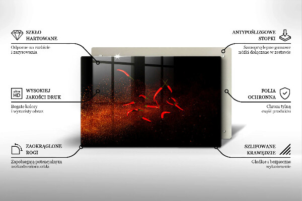 Kokkärlskydd elegant Varm chilipeppar