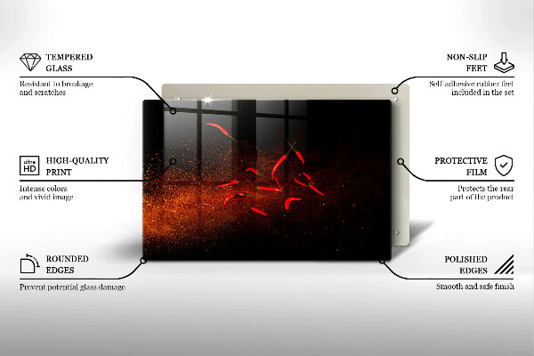 Kokkärlskydd elegant Varm chilipeppar