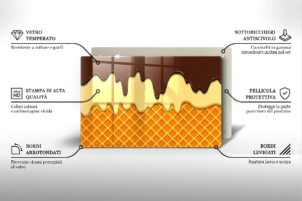 Kokkärlskydd elegant Glasstrut illustration