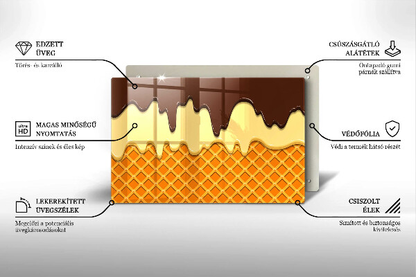 Kokkärlskydd elegant Glasstrut illustration