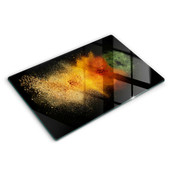 Skydd för induktionsspis elegant Färgglada kryddor