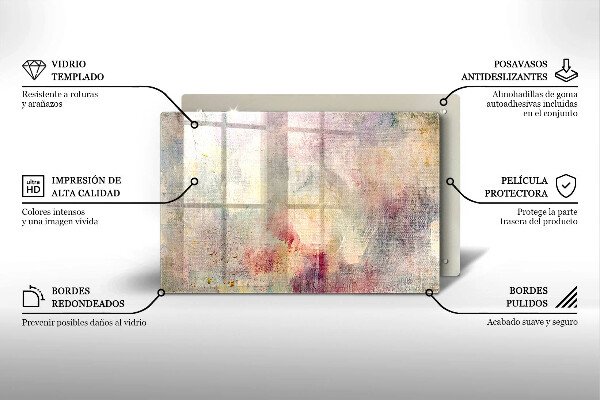 Glashällskydd elegant Måla textur bakgrund