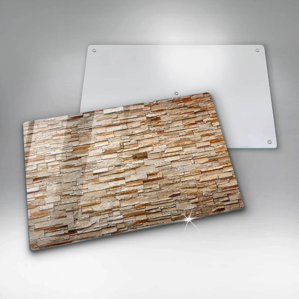 Spisskyddsplatta elegant Textur av dekorativa stenar