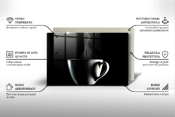 Spisskyddsplatta elegant En kopp te