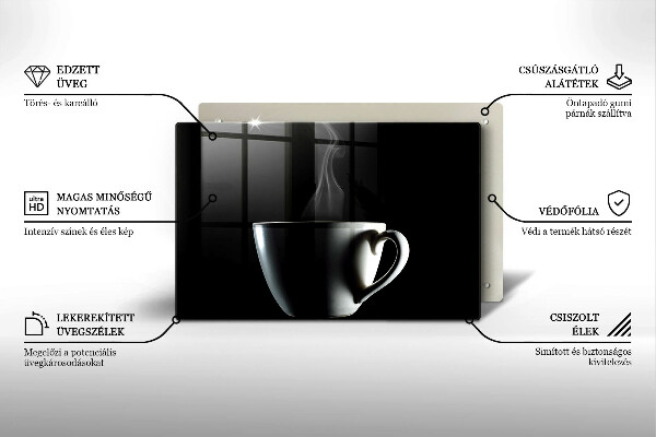 Spisskyddsplatta elegant En kopp te