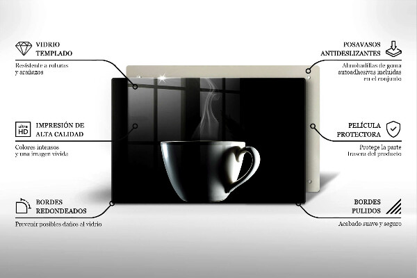 Spisskyddsplatta elegant En kopp te