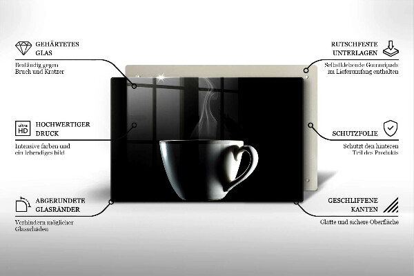 Spisskyddsplatta elegant En kopp te