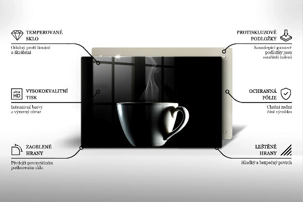 Spisskyddsplatta elegant En kopp te