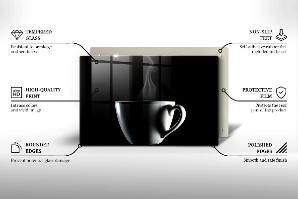 Spisskyddsplatta elegant En kopp te