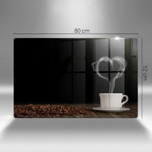 Spisskyddsplatta elegant Kaffekopp hjärta