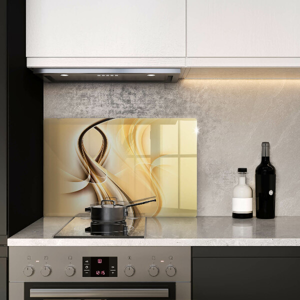 Spisskyddsplatta elegant Rök abstraktion