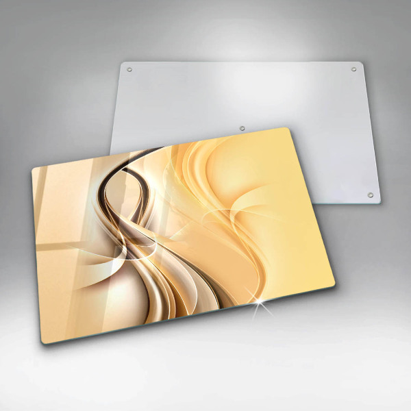 Spisskyddsplatta elegant Rök abstraktion