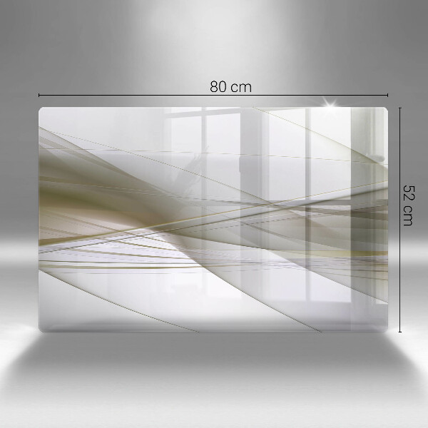 Spisskyddsplatta elegant Abstrakta linjer design