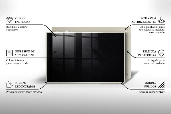 Spisskyddsplatta elegant Krita tavla