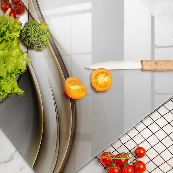 Spisskyddsplatta elegant Mjuka linjer abstraktion