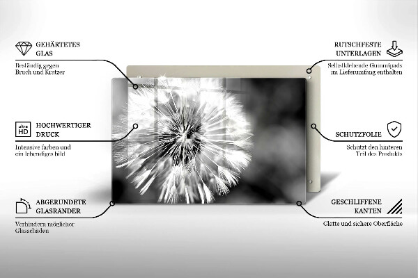 Spisskyddsplatta elegant En delikat maskros