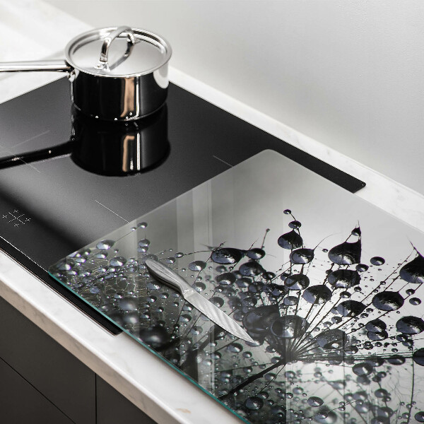 Spisskyddsplatta elegant Maskrosor och dagg