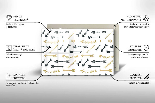 Glashällskydd elegant Boho pilar mönster