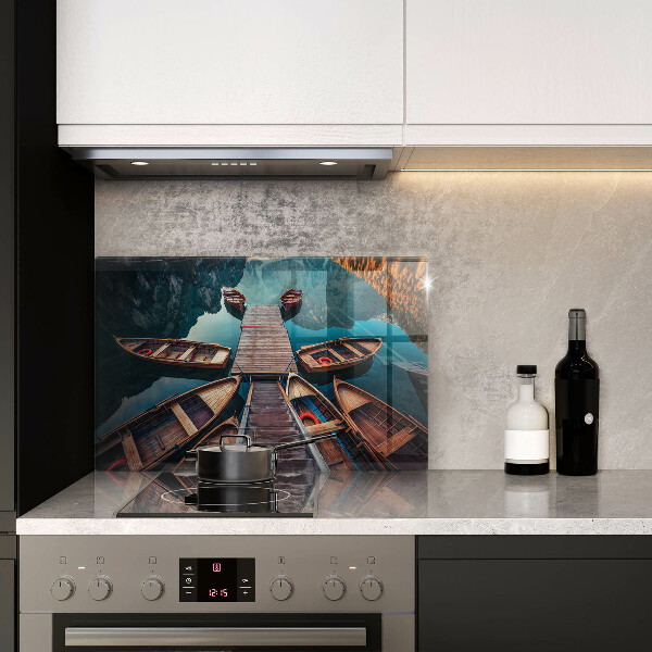 Glashällskydd elegant Båtar på sjön