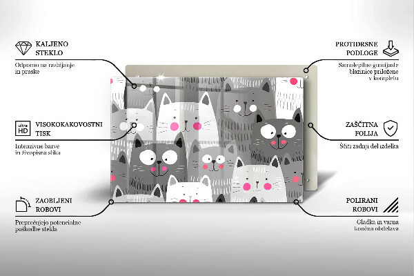 Kokkärlskydd elegant Katter illustration