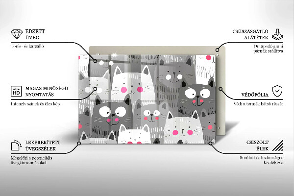 Kokkärlskydd elegant Katter illustration