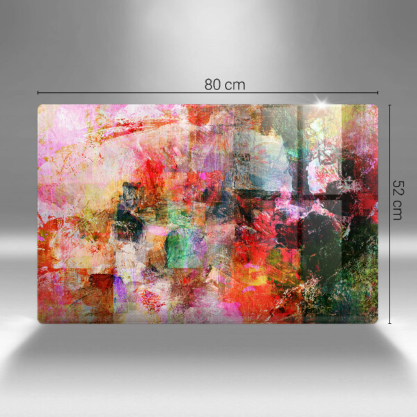 Spisskyddsplatta elegant Måla abstraktion