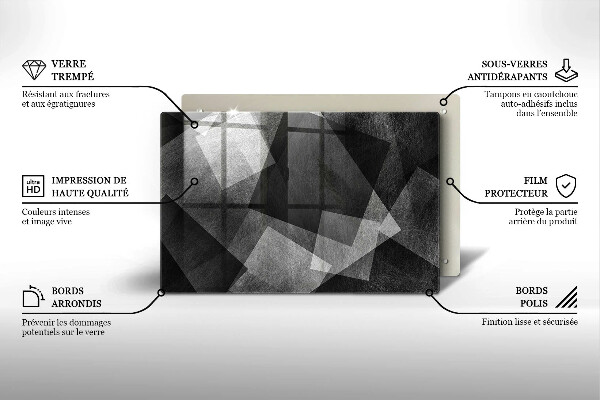 Kokkärlskydd elegant Geometrisk abstraktion