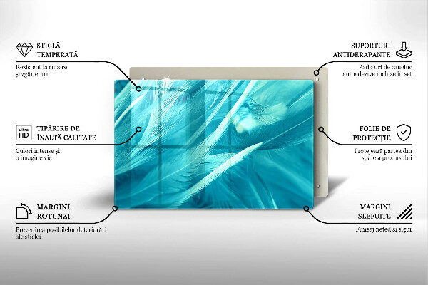 Kokkärlskydd elegant Fina fjädrar